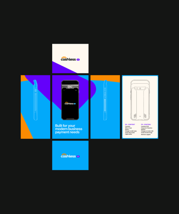 Cashless POS die-cut