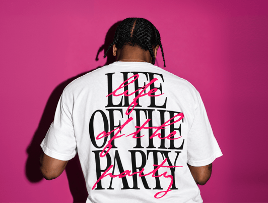 Partyverse Life of the Party merchandise