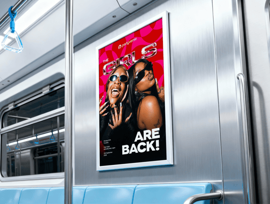 Partyverse outdoor advertising